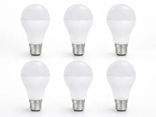 Eco Friendly 9W LED Bulb White colour Light - for Home use Pack of 6pc.